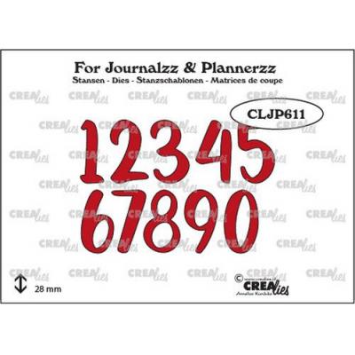 Crealies Journalzz & Pl Dies - Numbers